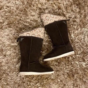 SUPERLAMB real fur boots size 6